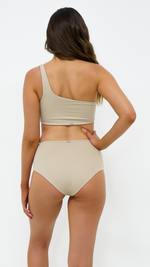 AURA | Reversible Top in Latte & Terra - NANKU SWIMWEAR