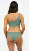 AURA | Reversible Top in Crema & Olive - NANKU SWIMWEAR