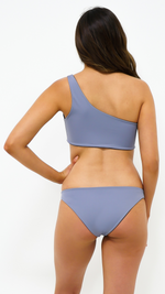 AURA | Reversible Top in Noir & Steel - NANKU SWIMWEAR