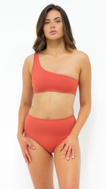 AURA | Reversible Top in Latte & Terra - NANKU SWIMWEAR