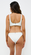 CLASSIC | Reversible Bottom in Crema & Olive - NANKU SWIMWEAR