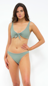 ENYA | Reversible Top in Crema & Olive - NANKU SWIMWEAR