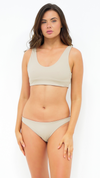 VORA | Reversible Top in Latte & Terra - NANKU SWIMWEAR